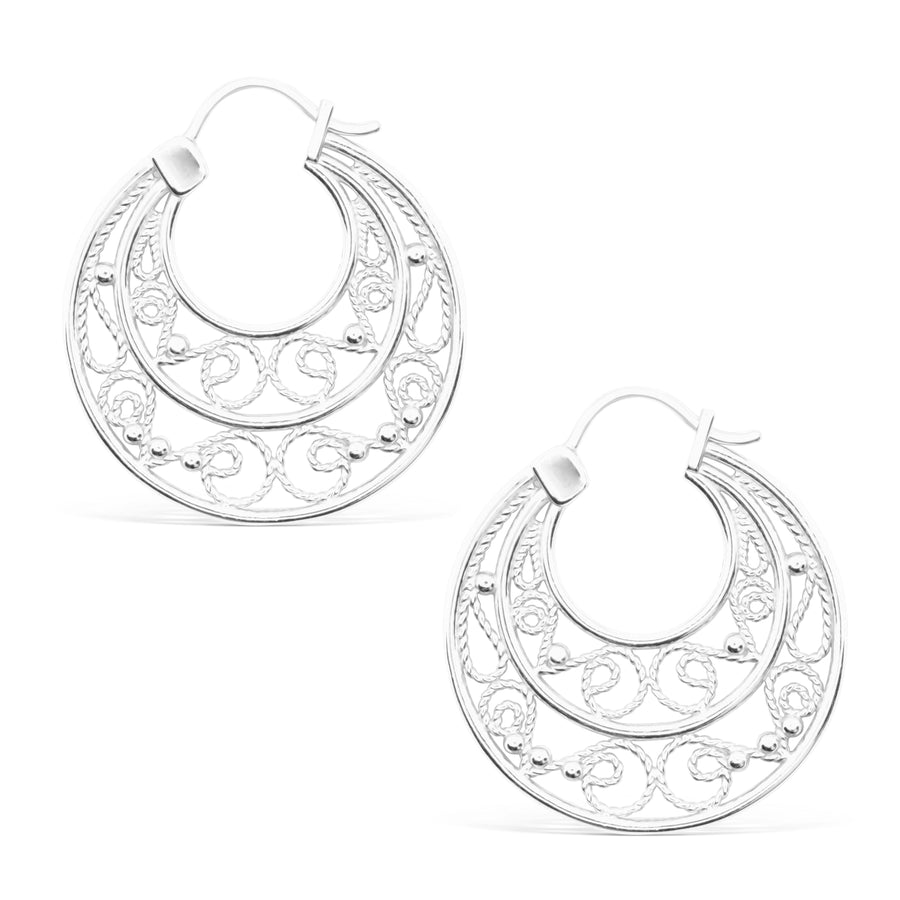 Lola Heritage Hoop Earrings