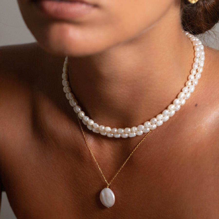 Penelope Pearl Choker Necklace