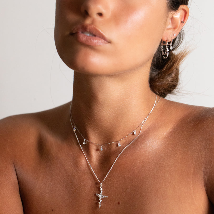 HAILY HUGGIE EARRINGS