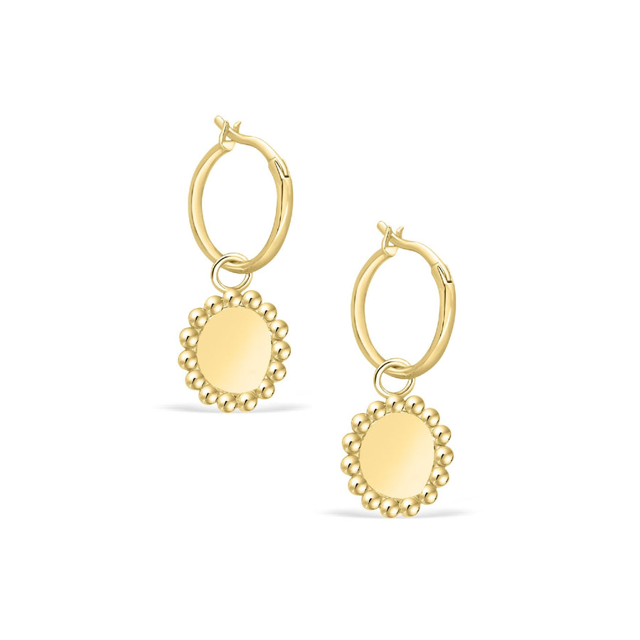 PAROS BOBBLE CHARM HOOPS - Scada Australia