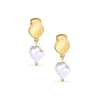 SYROS FRESHWATER PEARL DROP STUDS - Scada Australia