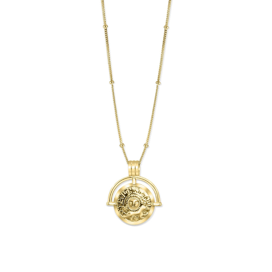 SANTORINI COIN PENDANT BOBBLE NECKLACE - Scada Australia