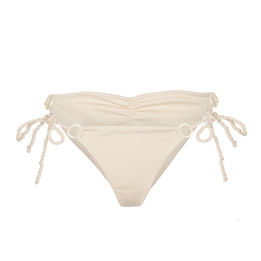 Tosh Twisted String Bikini Bottom in Pearl