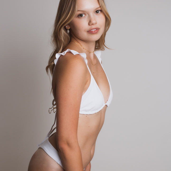 Intention Bikini Top in White